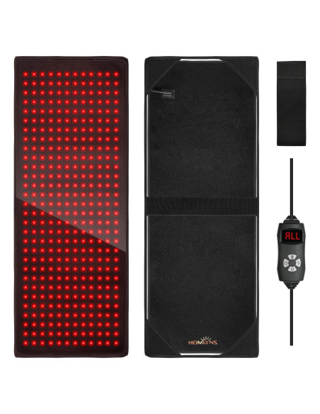 Almohadilla Terapia Luz Roja HOMLYNS 80x30cm 5 Niveles