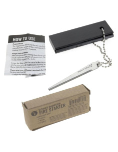 Kit Encendedor Magnesio Impermeable SE FS374 2 en 1 Compacto