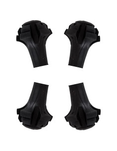 Paquete de 4 Puntas de Goma York Nordic para Bastones