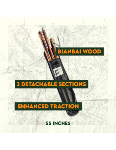 Bastón Desmontable SE 3 Piezas 139.7 cm Madera Pino