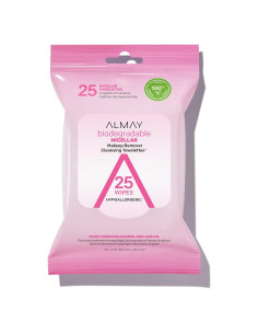 Toallitas Desmaquillantes Almay Biodegradables 25 Unidades