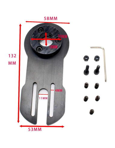 Montaje de Motor Eléctrico vanpro 5065 para Skateboard