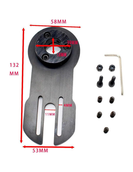Montaje de Motor Eléctrico vanpro 5065 para Skateboard