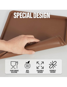 Paquete de 6 bandejas de silicona para deshidratador Cosori 2