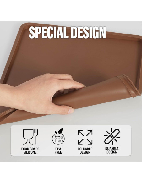 Paquete de 6 bandejas de silicona para deshidratador Cosori