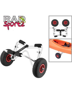 Carro de Kayak RAD Sportz Plata 68.18 kg Plegable 2