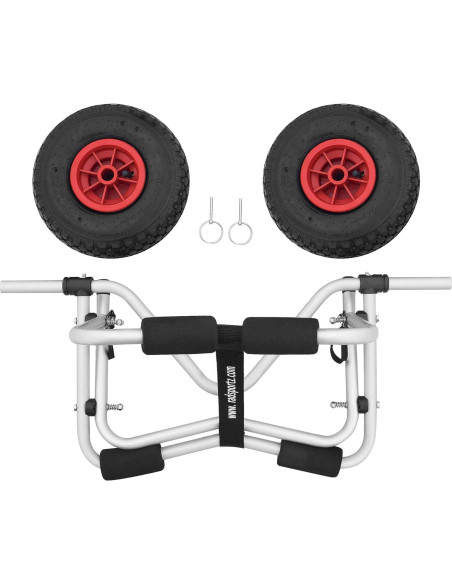 Carro de Kayak RAD Sportz Plata 68.18 kg Plegable