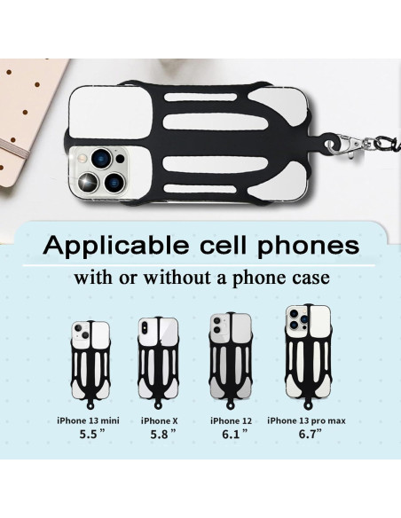 Tether para Teléfono Prime Comfort con Soporte de Silicona