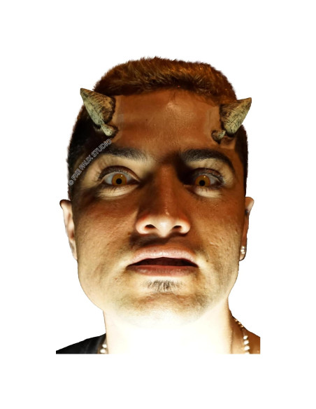 Cuernos Demoníacos Fxe Faux Studio de Láttex Multicolor