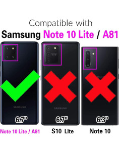 Funda Billetera Furiet Rosa para Samsung A81 M60S Note 10 Lite 2