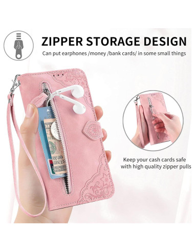 Funda Billetera Furiet Rosa para Samsung A81 M60S Note 10 Lite