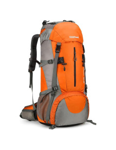 Mochila de Senderismo 70L HongXingHai Impermeable Naranja