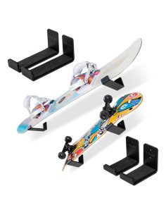 Soportes de Pared GoSports para Snowboard y Skateboard - 2 Piezas