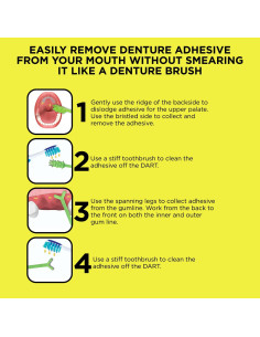 Cepillo Removedor de Adhesivo para Dentaduras DART V3 Verde 2