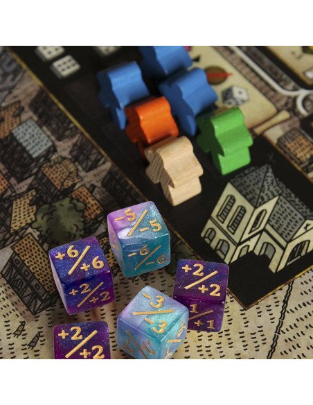 48 Piezas Contadores de Dados MTG ORUNI con Bolsa de Terciopelo