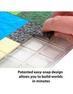 Baldosas de Roca Pintadas - Monster Protectors - 50 Piezas 2