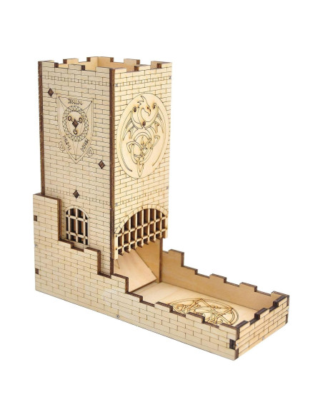Torre de Dados Castillo CZYY Grabado Dragón 16 cm