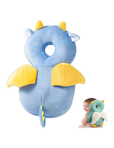 Mochila Protectora de Cabeza Bebé Genérico Dinosaurio 21x6x33 cm