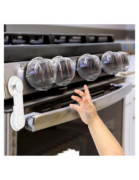 Cubiertas de Perillas de Estufa Seguridad Infantil A13 - 5 Pzas Cubiertas de Perillas de Estufa Seguridad Infantil A13 - 5 Pzas