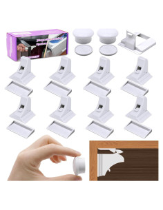 Cerraduras Magnéticas para Gabinetes Seguridad 8 Pzas