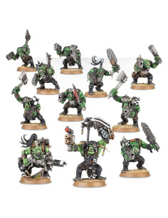 Figuras Ork Boyz Games Workshop 50-10, 10 modelos a pintar