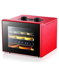 Deshidratador de Alimentos NutriChef NCDH4S 4 Bandejas Acero