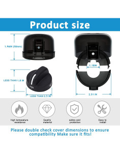 Cubiertas de Perillas de Estufa Babepai - Seguridad Infantil 2