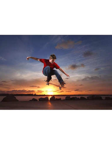 Patineta Completa ANNEE 79cm x 20cm para Principiantes Unicornio