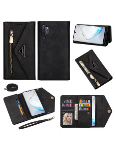 Funda Cartera Furiet para Samsung Galaxy Note 10+ Negro