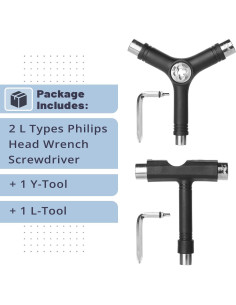 Herramienta de Patinaje Mr. Pen Rosa Kit 2 Piezas 2