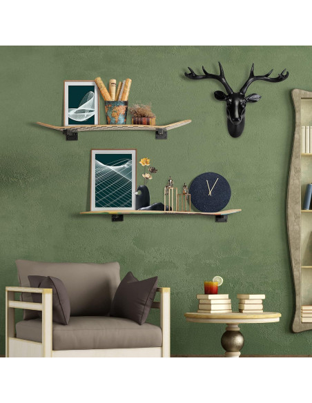 Soporte de Pared para Skateboard MIUONO 4 Estantes Flotantes