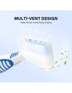 Funda de Cepillo de Dentadura Anbbas 2 Piezas Silicona 2