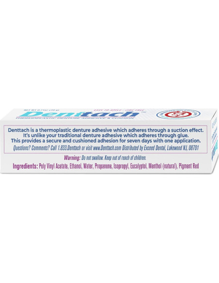 Adhesivo Termoplástico Denttach para Dentaduras 13.65x3.51cm