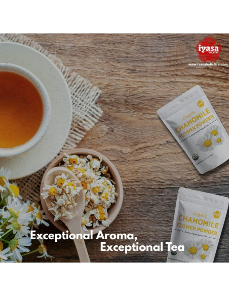 Polvo de Manzanilla Orgánica Iyasa 226 g - Grado Alimenticio