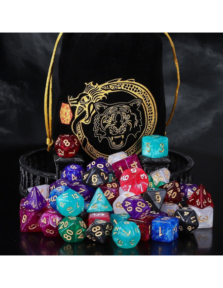 Conjunto de Dados DND QMay 10x7 (70 Piezas) Poliedricos