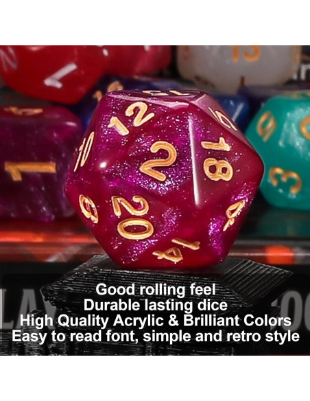 Conjunto de Dados DND QMay 10x7 (70 Piezas) Poliedricos