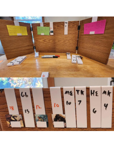 Rastreador Borrable Acrílico Aizesuro 12PCS para DND 2