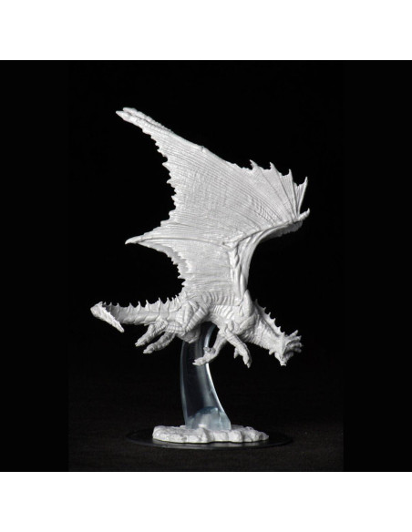 Miniatura Dragón de Bronce WizKids 12,7x16,5cm Sin Pintar