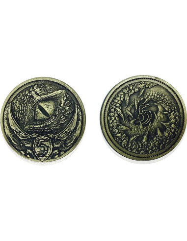 Juego de 10 Monedas Dragón Norse Foundry para RPGs