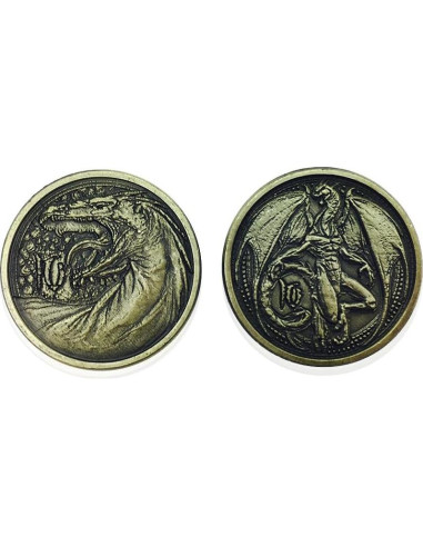 Juego de 10 Monedas Dragón Norse Foundry para RPGs