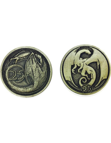 Juego de 10 Monedas Dragón Norse Foundry para RPGs
