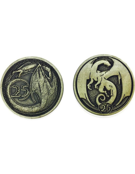 Juego de 10 Monedas Dragón Norse Foundry para RPGs