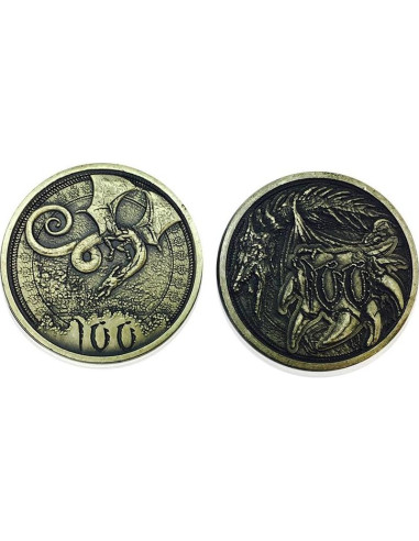 Juego de 10 Monedas Dragón Norse Foundry para RPGs