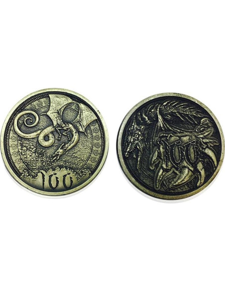 Juego de 10 Monedas Dragón Norse Foundry para RPGs