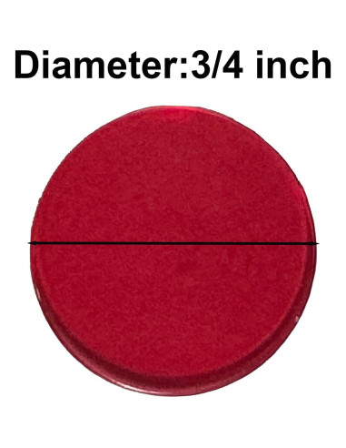 1000 Fichas de Bingo Transparentes SUTIMSHE 1,91 cm 8 Colores