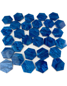 Fichas Acrílicas C4Labs 90pc Hexágono Colores Sinfonía 2