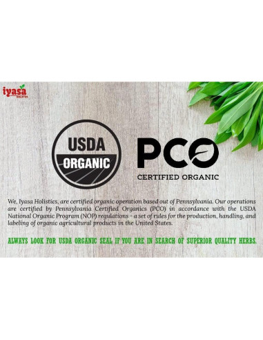 Polvo de Manzanilla Orgánica Iyasa 226 g - Grado Alimenticio