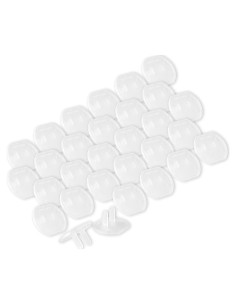 Cubiertas de Seguridad Power Gear 30 Paquete Transparentes