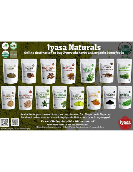 Polvo de Manzanilla Orgánica Iyasa 226 g - Grado Alimenticio