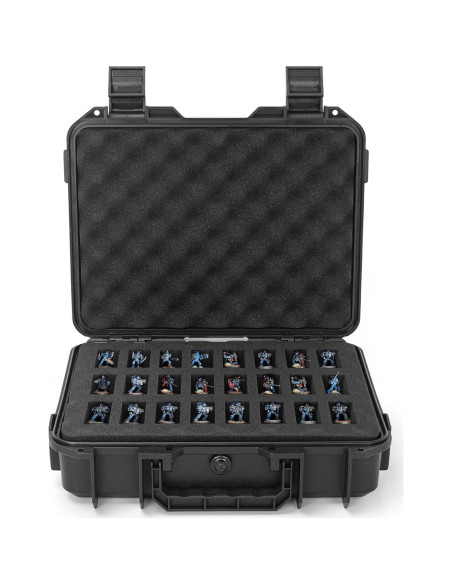 TORIBIO Caja Almacenamiento Miniaturas 48 Ranuras Duro